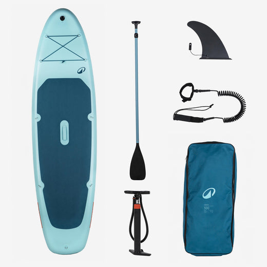 10 ft 6 in Inflatable Stand Up Paddle Set for 1–2 People, 100