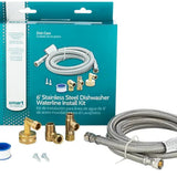 Smart Choice 6 ft. Stainless Steel Dishwasher Waterline Kit product image 4