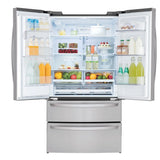 Whirlpool 36 in. 31 cu ft. Stainless Steel French Door Refrigerator with Ice Maker product image 3